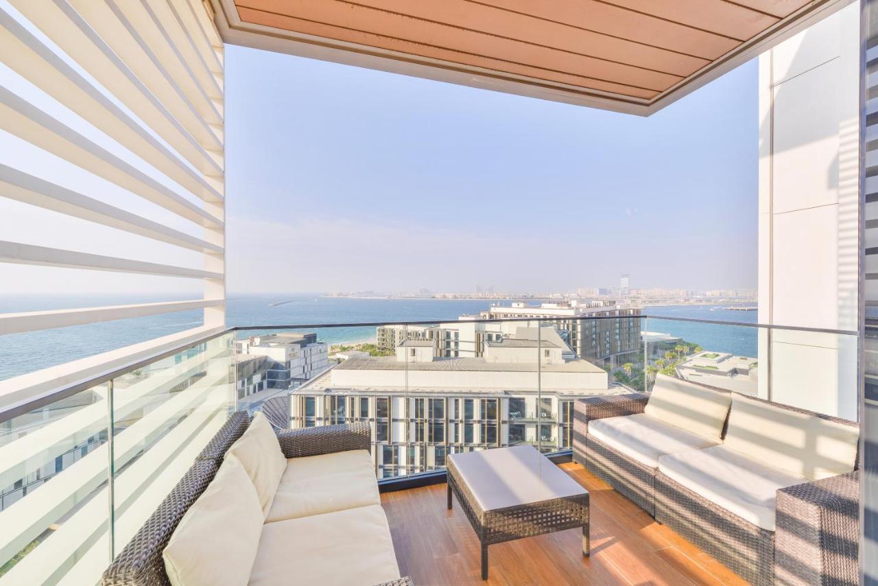 Posh 2 Bedroom Oceanfront Apt In The Heart Of Bluewaters Island Dubai Exterior foto