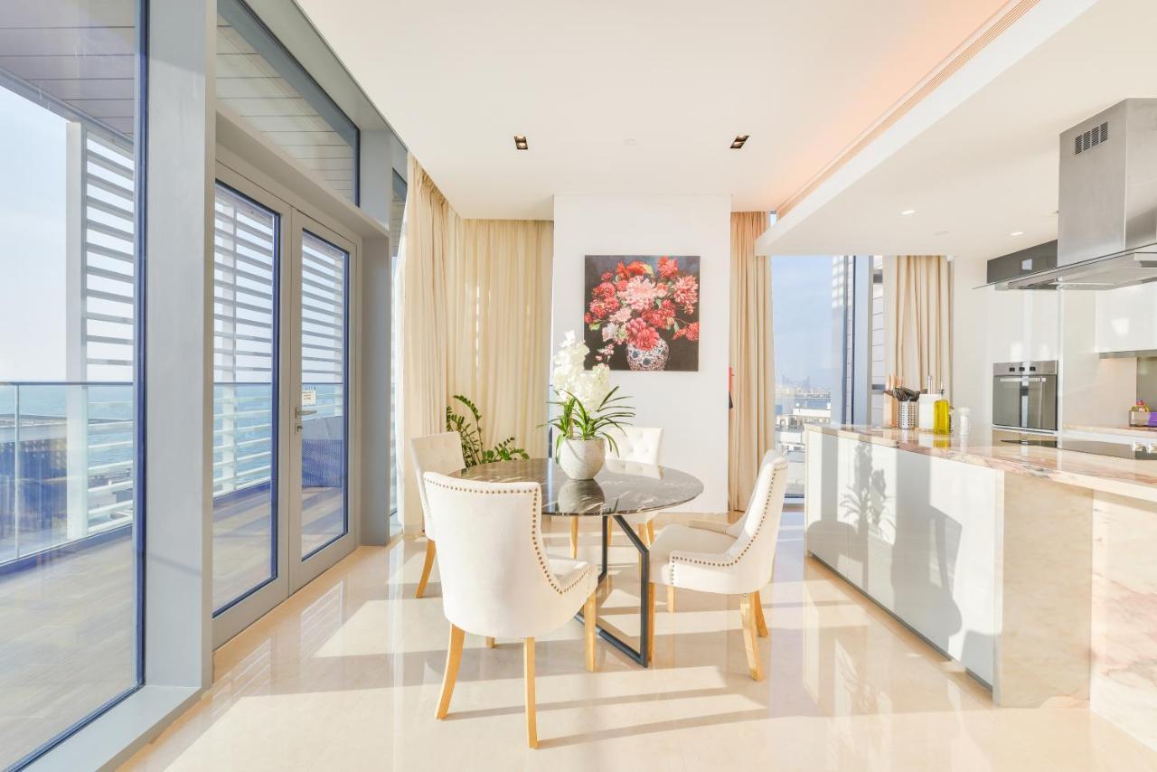 Posh 2 Bedroom Oceanfront Apt In The Heart Of Bluewaters Island Dubai Exterior foto