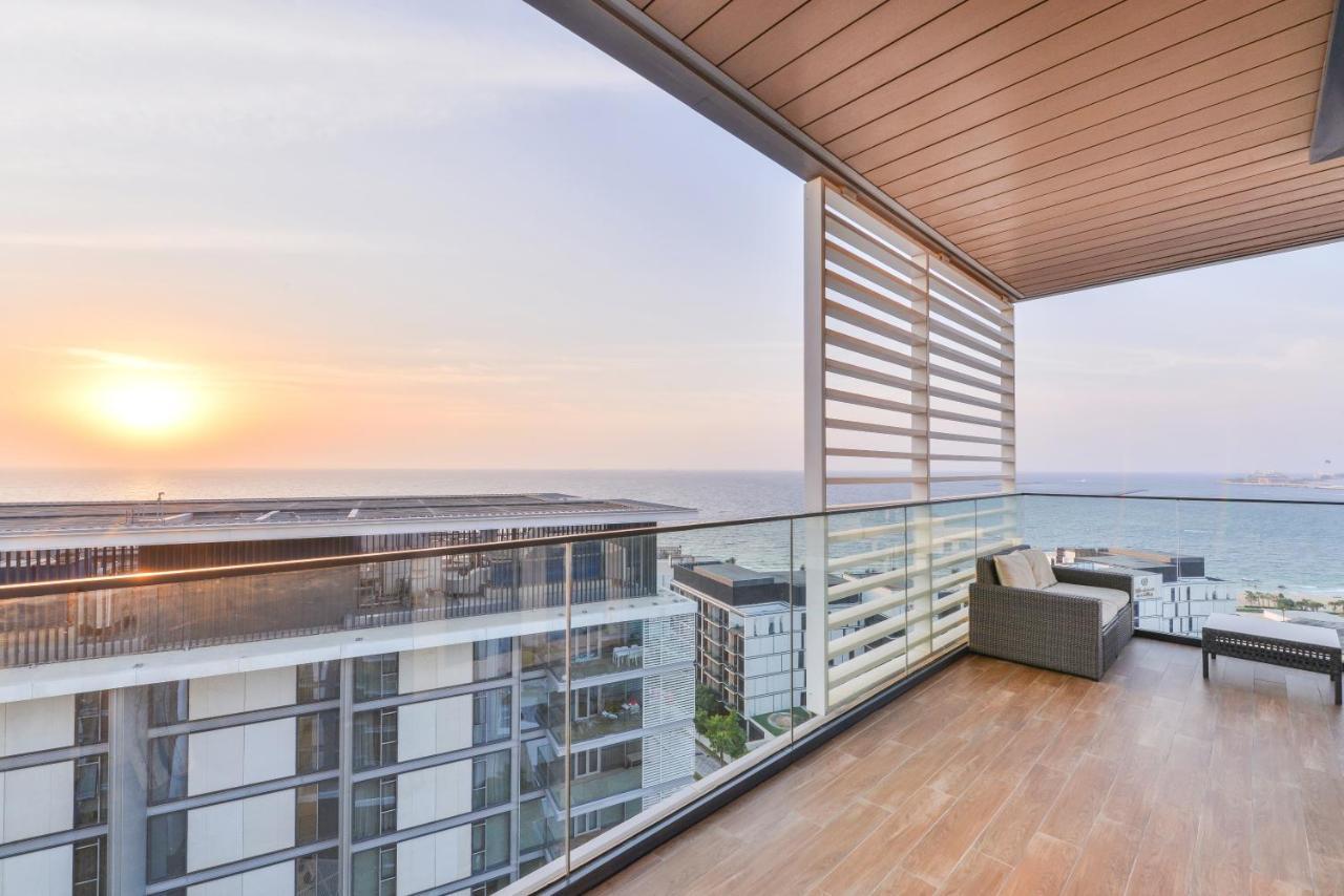 Posh 2 Bedroom Oceanfront Apt In The Heart Of Bluewaters Island Dubai Exterior foto
