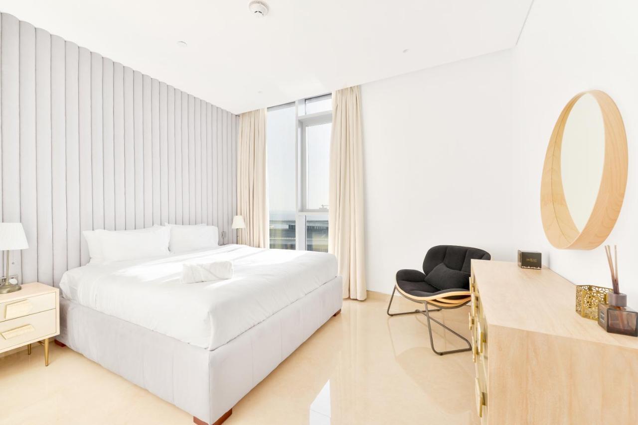 Posh 2 Bedroom Oceanfront Apt In The Heart Of Bluewaters Island Dubai Exterior foto